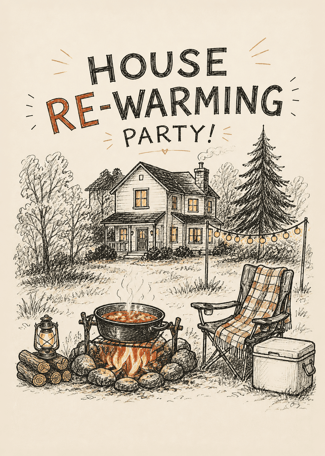 House Re-Warming Party invitation